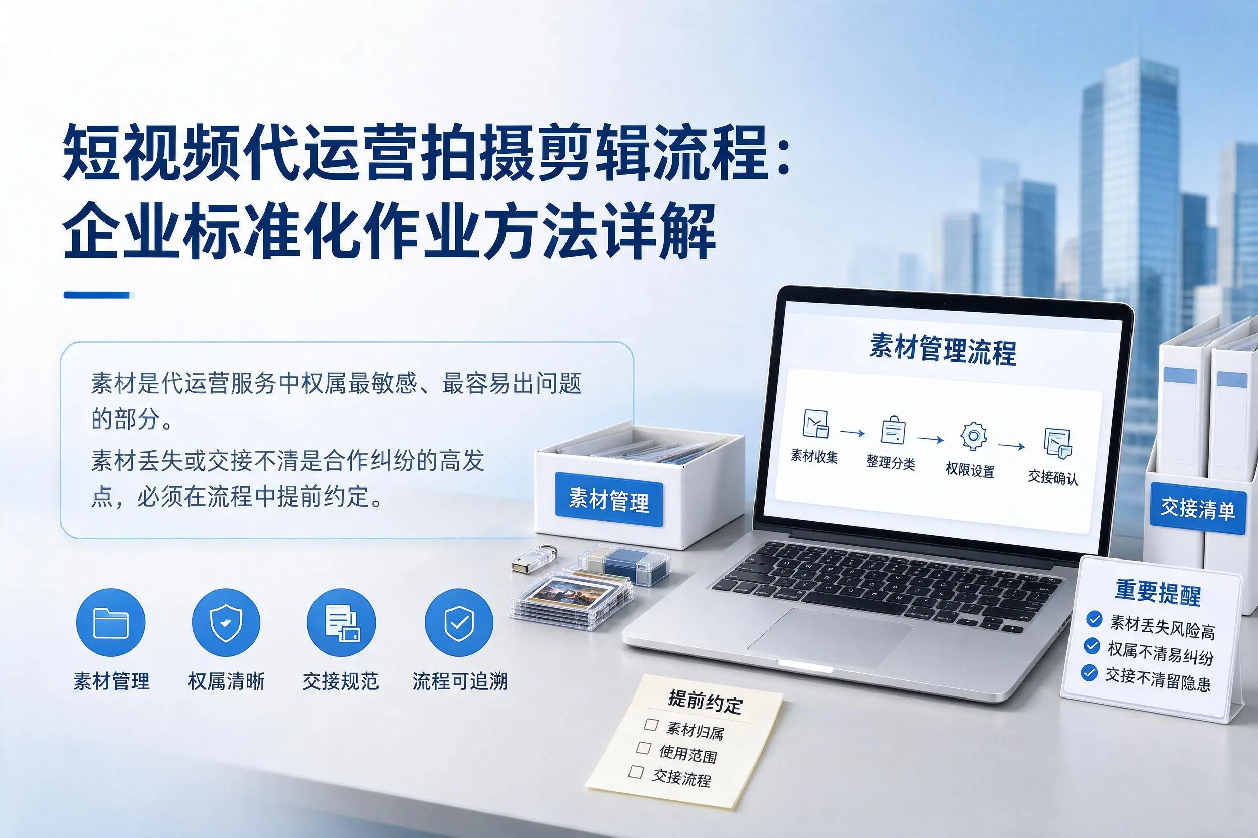 短视频代运营拍摄剪辑流程:漳州企业标准化作业方法详解