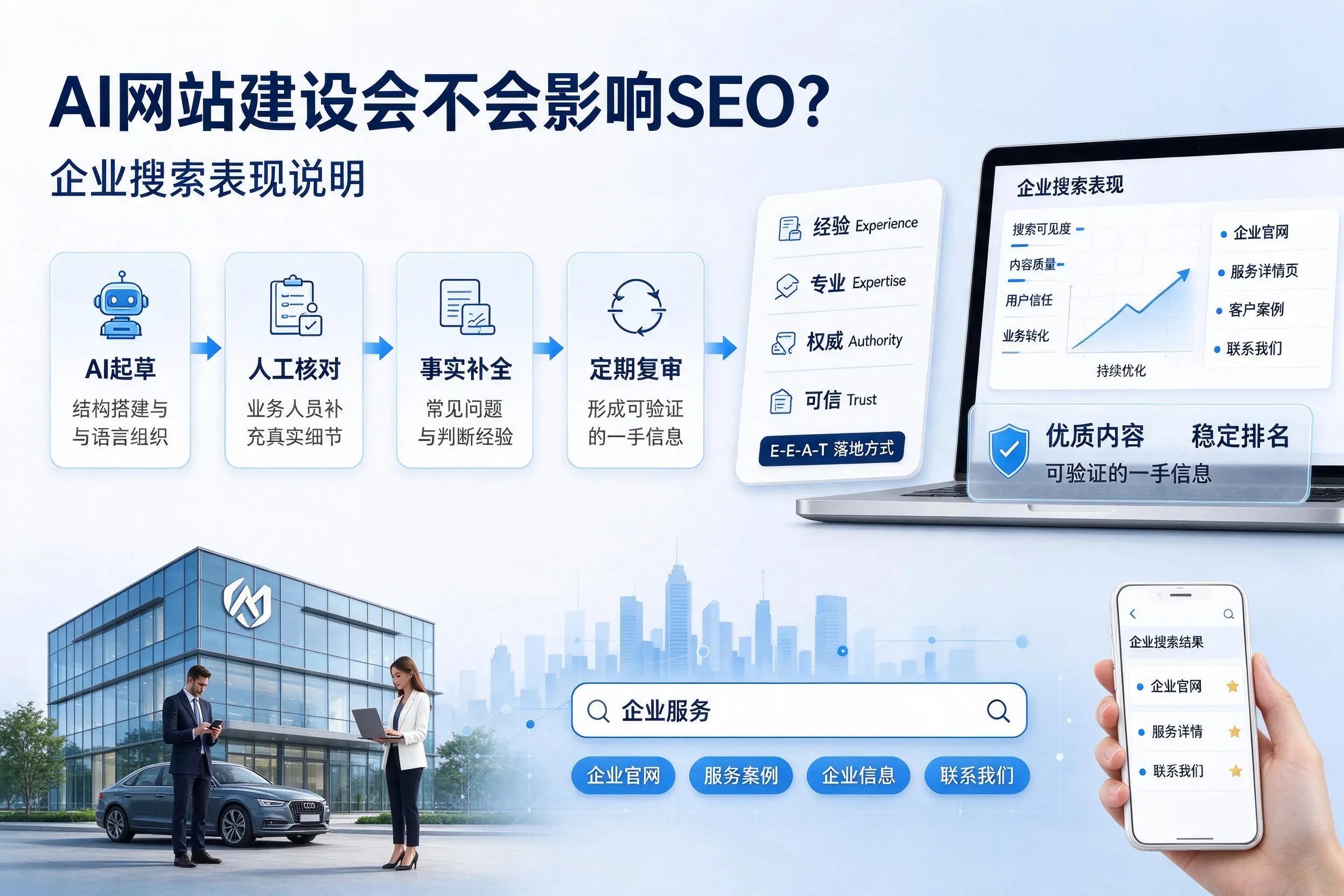 AI网站建设会不会影响SEO？漳州企业搜索表现说明